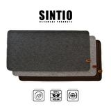 SINTIO Keçe Mousepad (50x100 cm) (KOYU GRİ) Oyuncu Gamer Mouse Pad, Büyük Boy Large Ofis Tipi Mouse Ped, Fare Altlığı, Düz Masa Koruyucu Klavye Altı Mousepad