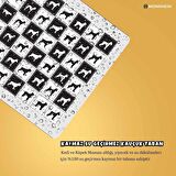 Monnhein Mama ve Su Evcil Hayvan Beslenme Matı, Kolay Temizlenen Emici Su Geçirmez Kumaş, Küçük Orta Boy ve Büyük Kedi ve Köpekler için Dayanıklı Köpek Kedi Paspas (40x60, Satranç Dogs)