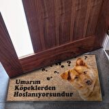 Monnhein Kedi Köpek Komik Tasarımlı Dekoratif Kapı önü Paspas, Dış Mekan/Ev İçi/Banyo/Mutfak/Yatak Odası/Giriş Paspasları