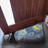 Monnhein Kedi Köpek Komik Tasarımlı Dekoratif Kapı önü Paspas, Dış Mekan/Ev İçi/Banyo/Mutfak/Yatak Odası/Giriş Paspasları