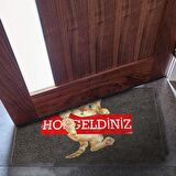 Monnhein Kedi Köpek Komik Tasarımlı Dekoratif Kapı önü Paspas, Dış Mekan/Ev İçi/Banyo/Mutfak/Yatak Odası/Giriş Paspasları