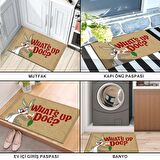 Monnhein Kedi Köpek Komik Tasarımlı Dekoratif Kapı önü Paspas, Dış Mekan/Ev İçi/Banyo/Mutfak/Yatak Odası/Giriş Paspasları