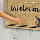 Monnhein Kedi Köpek Komik Tasarımlı Dekoratif Kapı önü Paspas, Dış Mekan/Ev İçi/Banyo/Mutfak/Yatak Odası/Giriş Paspasları