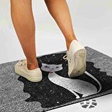 Monnhein Kedi Köpek Komik Tasarımlı Dekoratif Kapı önü Paspas, Dış Mekan/Ev İçi/Banyo/Mutfak/Yatak Odası/Giriş Paspasları