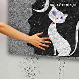 Monnhein Kedi Köpek Komik Tasarımlı Dekoratif Kapı önü Paspas, Dış Mekan/Ev İçi/Banyo/Mutfak/Yatak Odası/Giriş Paspasları