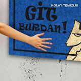 Monnhein Kedi Köpek Komik Tasarımlı Dekoratif Kapı önü Paspas, Dış Mekan/Ev İçi/Banyo/Mutfak/Yatak Odası/Giriş Paspasları