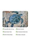 Sevimli Tasarımlı Mikrofiber Banyo Paspası, Kaymaz Taban, Makinede Yıkanabilir (40X60)