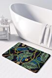 Monnhein  Mikrofiber Banyo Paspası, Kaymaz Taban, Makinede Yıkanabilir, Banyo Halısı (50x80)