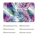 Monnhein  Mikrofiber Banyo Paspası, Kaymaz Taban, Makinede Yıkanabilir, Banyo Halısı (50x80)