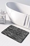 Monnhein  Mikrofiber Banyo Paspası, Kaymaz Taban, Makinede Yıkanabilir, Banyo Halısı (50x80)