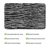 Monnhein  Mikrofiber Banyo Paspası, Kaymaz Taban, Makinede Yıkanabilir, Banyo Halısı (50x80)