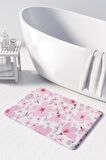 Monnhein  Mikrofiber Banyo Paspası, Kaymaz Taban, Makinede Yıkanabilir, Banyo Halısı (50x80)