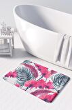 Monnhein  Mikrofiber Banyo Paspası, Kaymaz Taban, Makinede Yıkanabilir, Banyo Halısı (50x80)