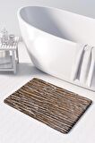 Monnhein  Mikrofiber Banyo Paspası, Kaymaz Taban, Makinede Yıkanabilir, Banyo Halısı (50x80)