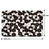 Monnhein  Mikrofiber Banyo Paspası, Kaymaz Taban, Makinede Yıkanabilir, Banyo Halısı (50x80)