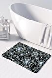 Monnhein 2'li Takım Banyo Paspası, Kaymaz Taban, Makinede Yıkanabilir, Banyo Halısı