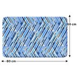 Monnhein  Mikrofiber Banyo Paspası, Kaymaz Taban, Makinede Yıkanabilir, Banyo Halısı (50x80)