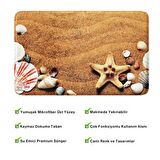 Monnhein  Mikrofiber Banyo Paspası, Kaymaz Taban, Makinede Yıkanabilir, Banyo Halısı (50x80)