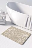 Monnhein  Mikrofiber Banyo Paspası, Kaymaz Taban, Makinede Yıkanabilir, Banyo Halısı (50x80)