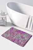 Monnhein  Mikrofiber Banyo Paspası, Kaymaz Taban, Makinede Yıkanabilir, Banyo Halısı (50x80)