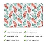 Monnhein  Mikrofiber Banyo Paspası, Kaymaz Taban, Makinede Yıkanabilir, Banyo Halısı (50x80)