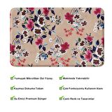 Monnhein  Mikrofiber Banyo Paspası, Kaymaz Taban, Makinede Yıkanabilir, Banyo Halısı (50x80)
