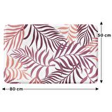 Monnhein  Mikrofiber Banyo Paspası, Kaymaz Taban, Makinede Yıkanabilir, Banyo Halısı (50x80)