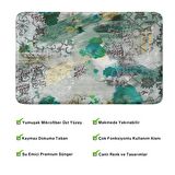 Monnhein  Mikrofiber Banyo Paspası, Kaymaz Taban, Makinede Yıkanabilir, Banyo Halısı (50x80)