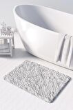 Monnhein  Mikrofiber Banyo Paspası, Kaymaz Taban, Makinede Yıkanabilir, Banyo Halısı (50x80)