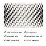Monnhein  Mikrofiber Banyo Paspası, Kaymaz Taban, Makinede Yıkanabilir, Banyo Halısı
