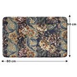 Monnhein  Mikrofiber Banyo Paspası, Kaymaz Taban, Makinede Yıkanabilir, Banyo Halısı (50x80)
