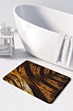 Monnhein  Mikrofiber Banyo Paspası, Kaymaz Taban, Makinede Yıkanabilir, Banyo Halısı (50x80)