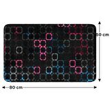 Monnhein  Mikrofiber Banyo Paspası, Kaymaz Taban, Makinede Yıkanabilir, Banyo Halısı (50x80)