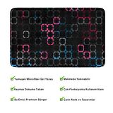 Monnhein  Mikrofiber Banyo Paspası, Kaymaz Taban, Makinede Yıkanabilir, Banyo Halısı (50x80)