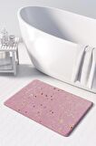 Monnhein  Mikrofiber Banyo Paspası, Kaymaz Taban, Makinede Yıkanabilir, Banyo Halısı (50x80)