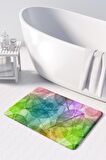 Monnhein  Mikrofiber Banyo Paspası, Kaymaz Taban, Makinede Yıkanabilir, Banyo Halısı