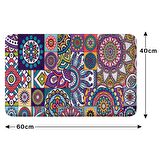 Monnhein  Mikrofiber Banyo Paspası, Kaymaz Taban, Makinede Yıkanabilir, Banyo Halısı