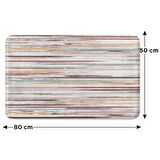 Monnhein  Mikrofiber Banyo Paspası, Kaymaz Taban, Makinede Yıkanabilir, Banyo Halısı (50x80)