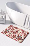 Monnhein 2'li Takım Banyo Paspası, Kaymaz Taban, Makinede Yıkanabilir, Banyo Halısı