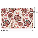 Monnhein  Mikrofiber Banyo Paspası, Kaymaz Taban, Makinede Yıkanabilir, Banyo Halısı (50x80)