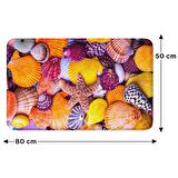 Monnhein  Mikrofiber Banyo Paspası, Kaymaz Taban, Makinede Yıkanabilir, Banyo Halısı (50x80)