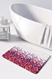 Monnhein 2'li Takım Banyo Paspası, Kaymaz Taban, Makinede Yıkanabilir, Banyo Halısı