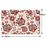 Monnhein  Mikrofiber Banyo Paspası, Kaymaz Taban, Makinede Yıkanabilir, Banyo Halısı