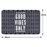 Monnhein  Mikrofiber Banyo Paspası, Kaymaz Taban, Makinede Yıkanabilir, Banyo Halısı