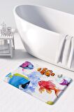 Monnhein  Mikrofiber Banyo Paspası, Kaymaz Taban, Makinede Yıkanabilir, Banyo Halısı