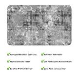Monnhein  Mikrofiber Banyo Paspası, Kaymaz Taban, Makinede Yıkanabilir, Banyo Halısı (50x80)