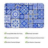 Monnhein  Mikrofiber Banyo Paspası, Kaymaz Taban, Makinede Yıkanabilir, Banyo Halısı