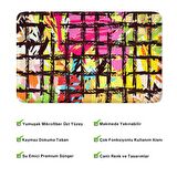 Monnhein  Mikrofiber Banyo Paspası, Kaymaz Taban, Makinede Yıkanabilir, Banyo Halısı