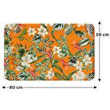 Monnhein  Mikrofiber Banyo Paspası, Kaymaz Taban, Makinede Yıkanabilir, Banyo Halısı (50x80)