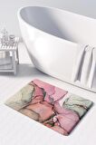 Monnhein  Mikrofiber Banyo Paspası, Kaymaz Taban, Makinede Yıkanabilir, Banyo Halısı